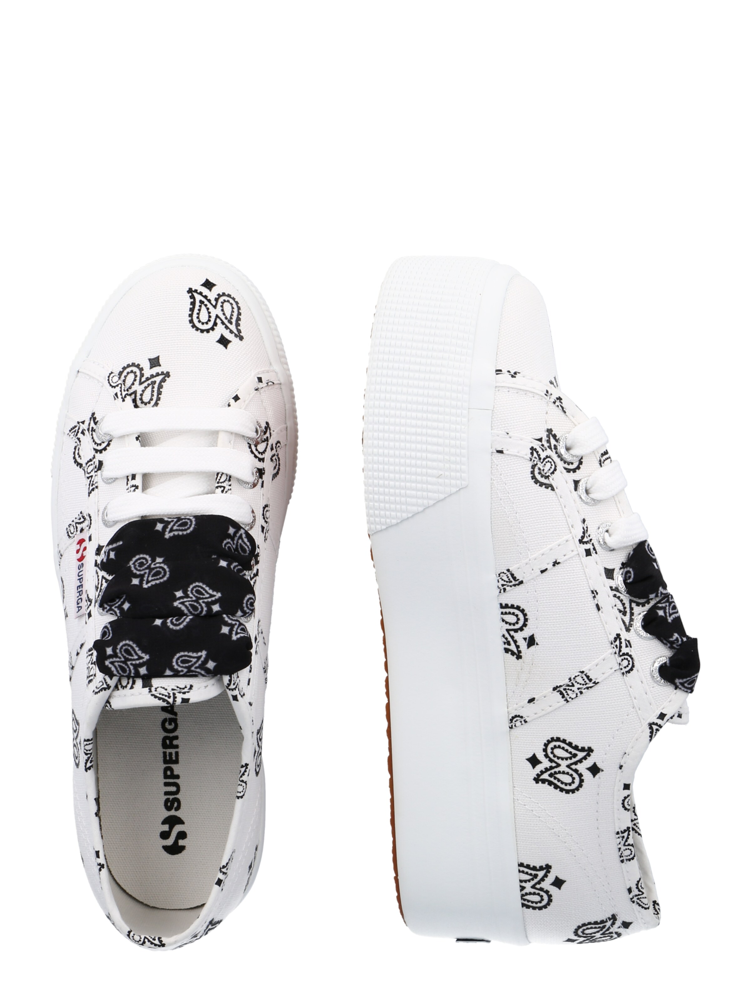 Baskets basses SUPERGA en blanc