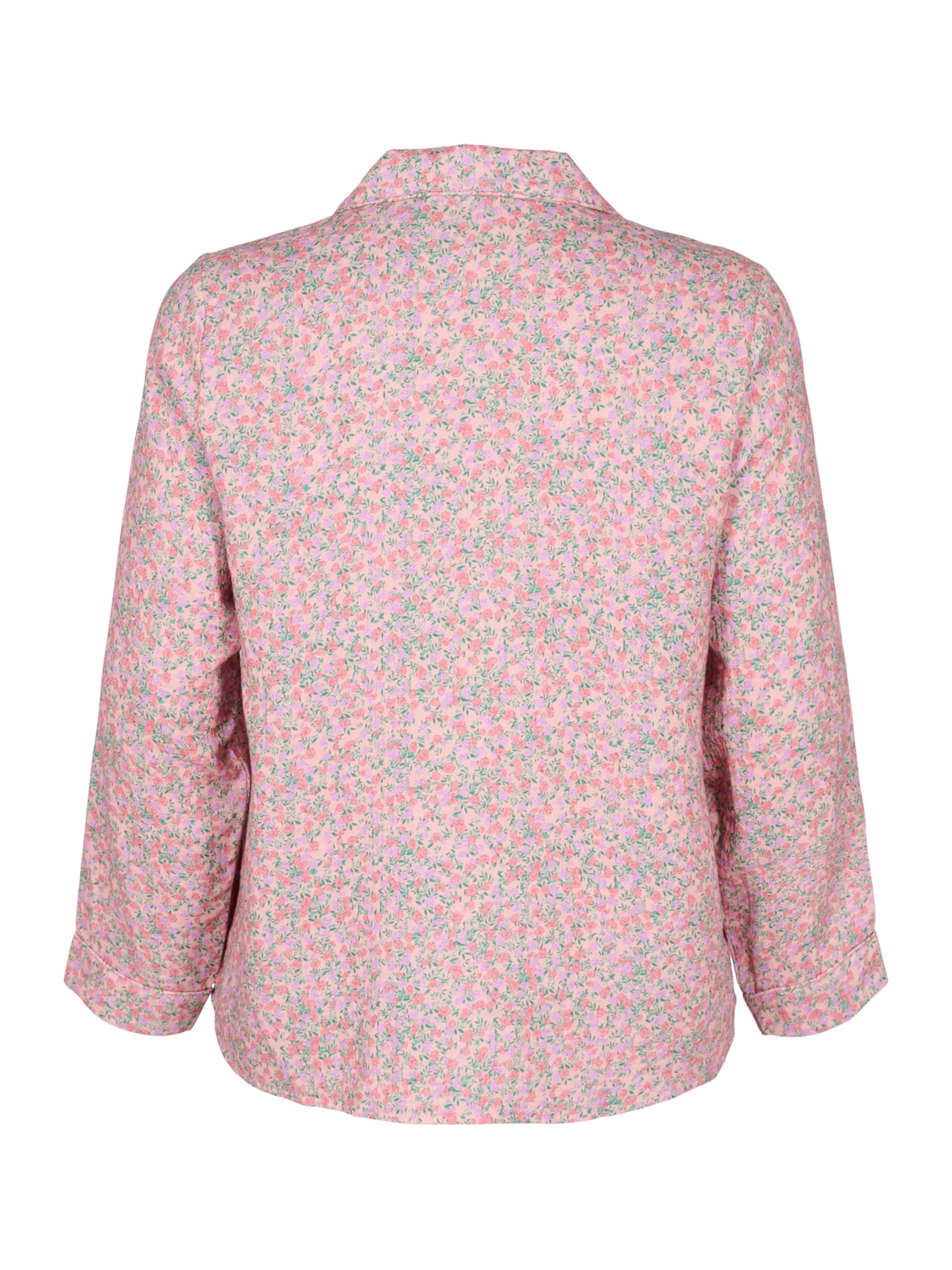 Zizzi Μπλουζάκι ύπνου 'DOWE' σε ροζ