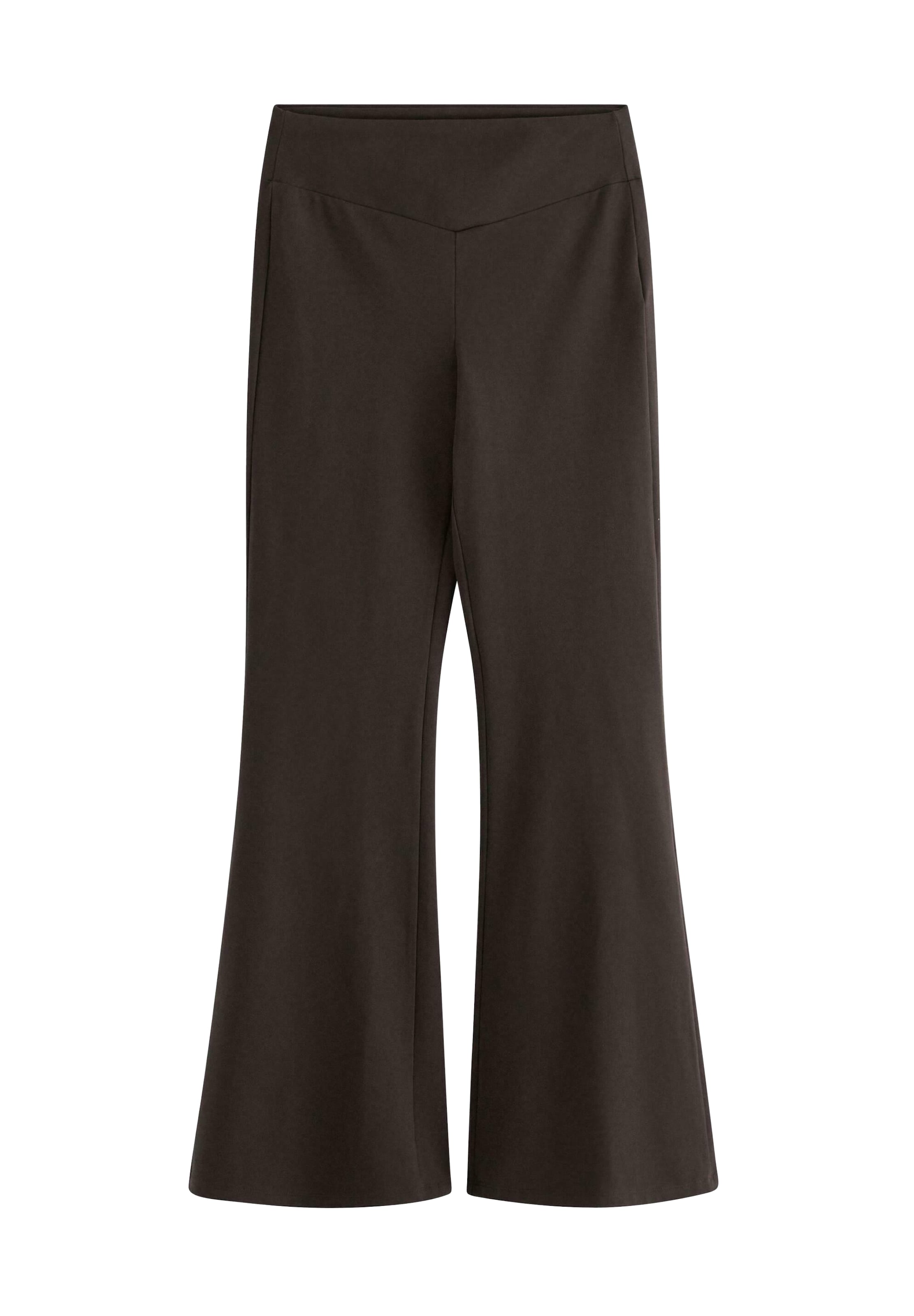Flared Pantaloni di Lindex in marrone: frontale