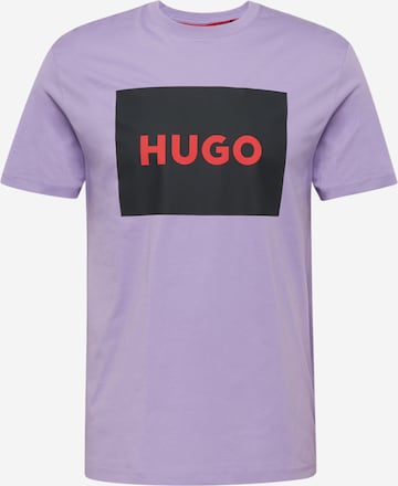 HUGO Red Póló 'Dulive222' - lila: elől