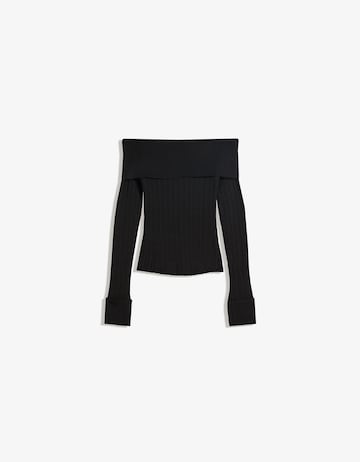 Bershka Neulepaita värissä musta