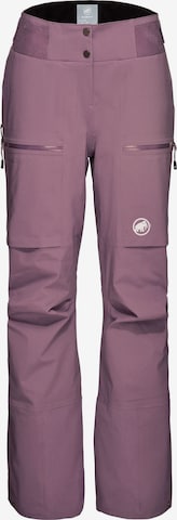 MAMMUT Workout Pants in Purple: front