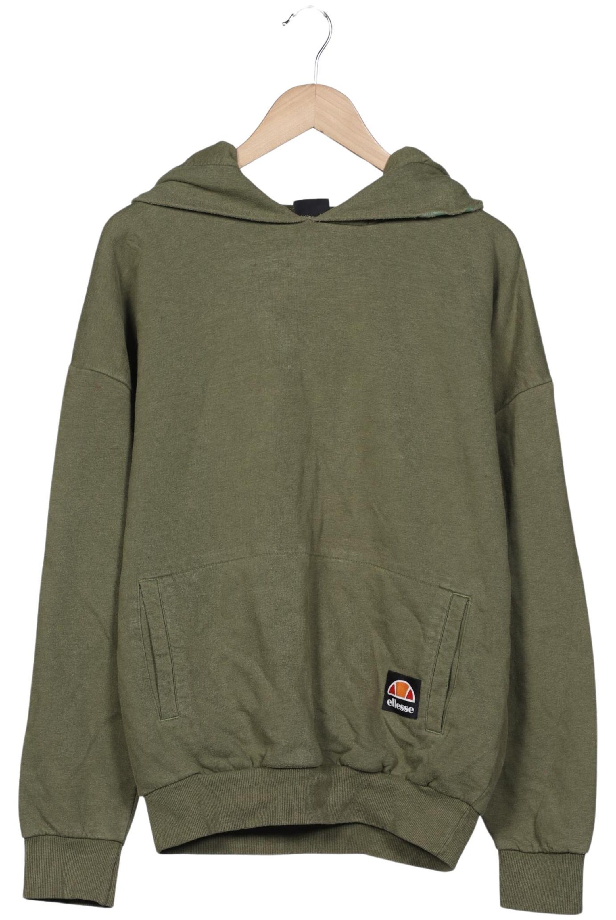 ELLESSE Sweatshirt & Zip-Up Hoodie in S in Green: front
