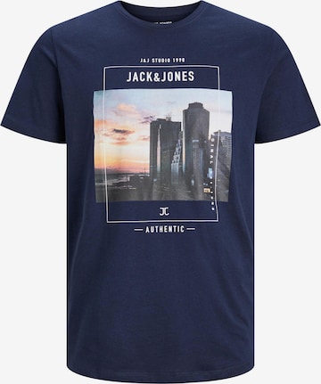 Tricou 'Garner' de la JACK & JONES pe albastru: față