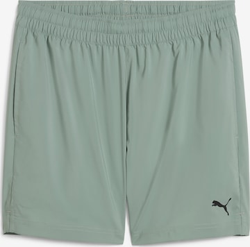 PUMA Workout Pants 'Tad Essentials' in Green: front