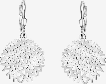 Sofia Milani Earrings 'Snowflake' in Silver: front