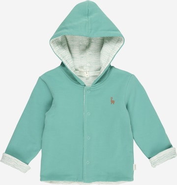 BESS - Sudadera con cremallera en verde: frente