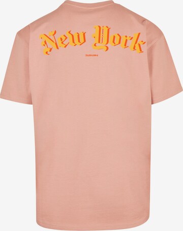 T-Shirt 'New York Orange' F4NT4STIC en rose