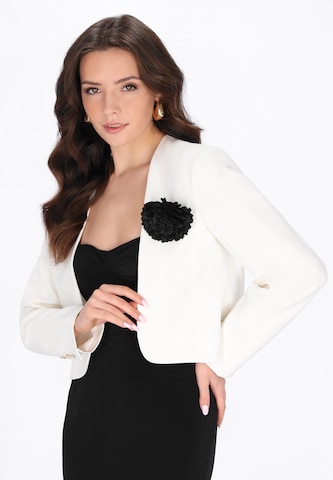 faina - Blazer en blanco: frente