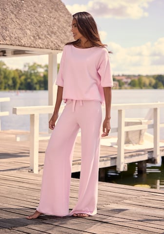 Elbsand Wide Leg Hose in Pink