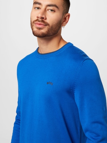 BOSS Green Sweater 'Ritom' in Blue