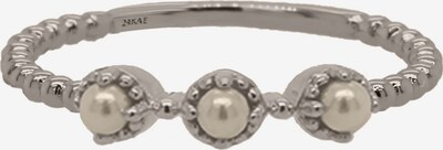 24Kae Ring in silbergrau / silber / perlweiß, Produktansicht