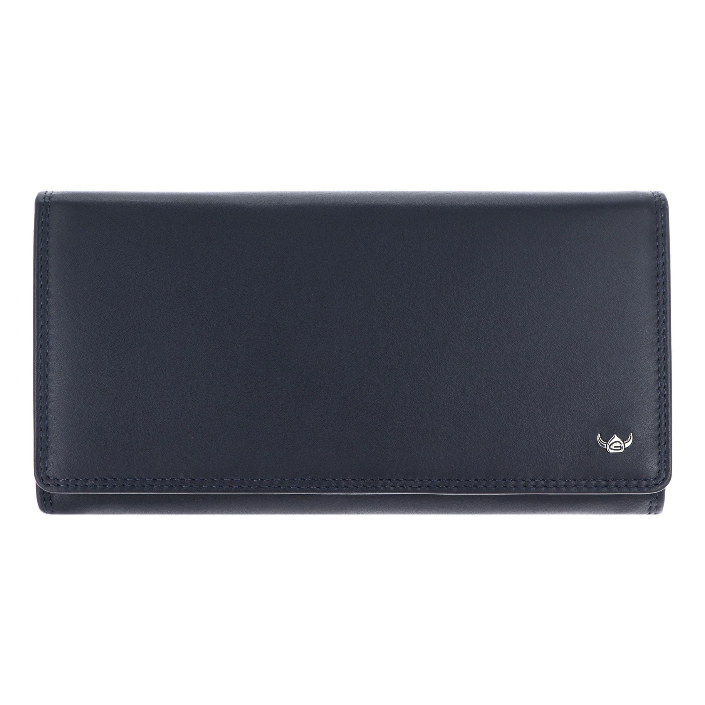 Porte-monnaies 'Polo' GOLDEN HEAD en bleu : devant