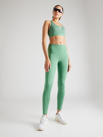 ADIDAS PERFORMANCESkinny Sportske hlače 'Essentials' - zelena boja
