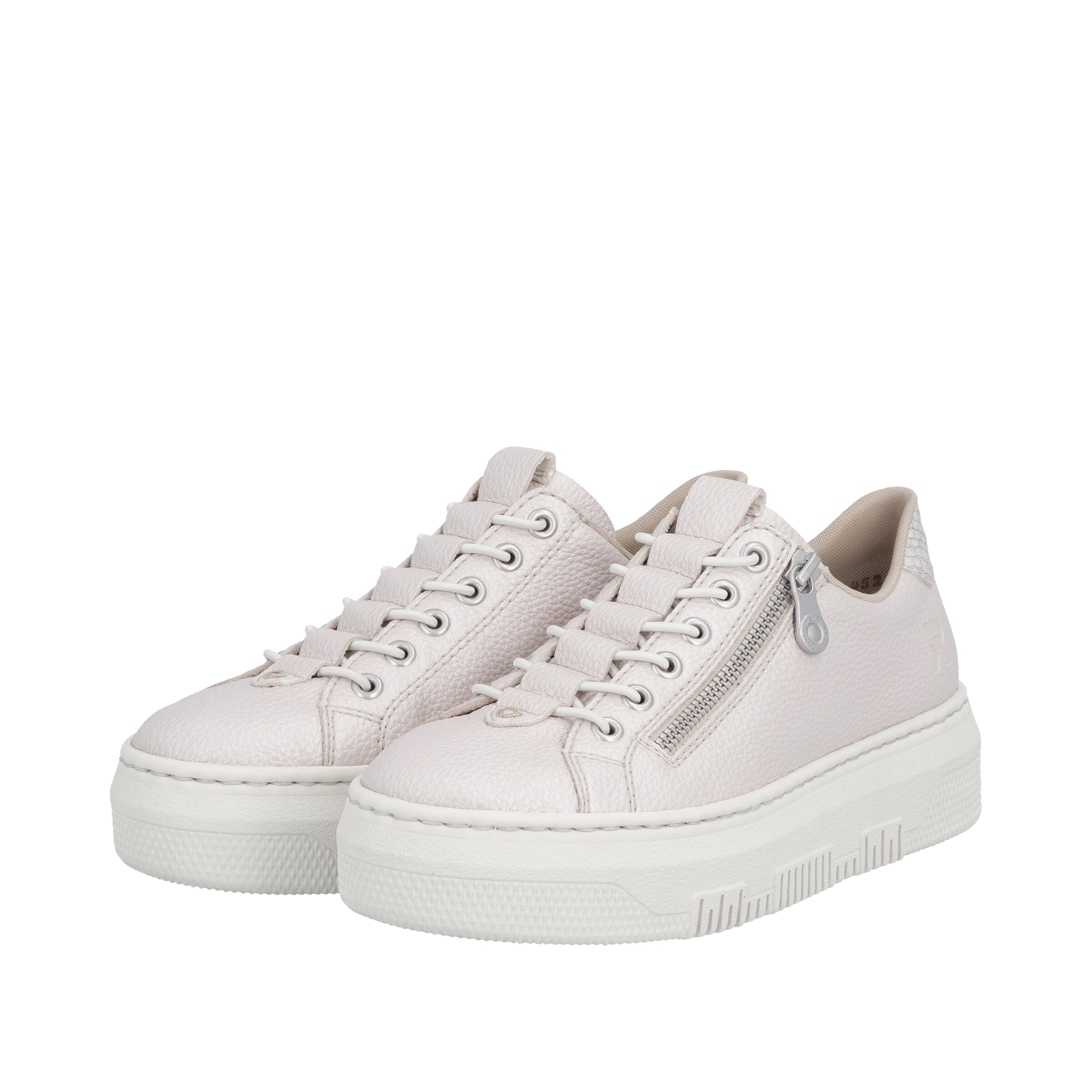 Baskets basses Rieker en argent