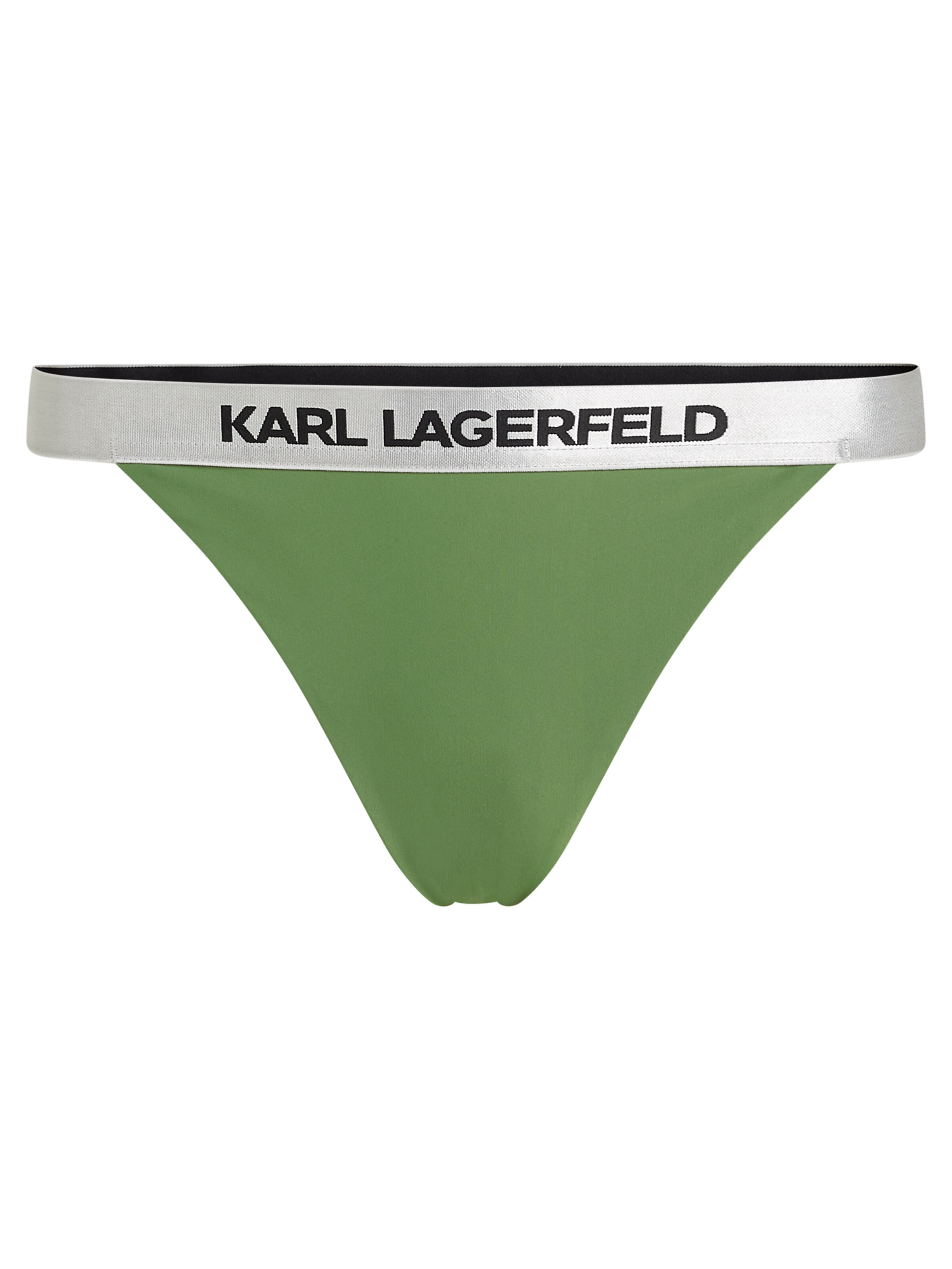 Karl Lagerfeld Bikini bottom in Green: front