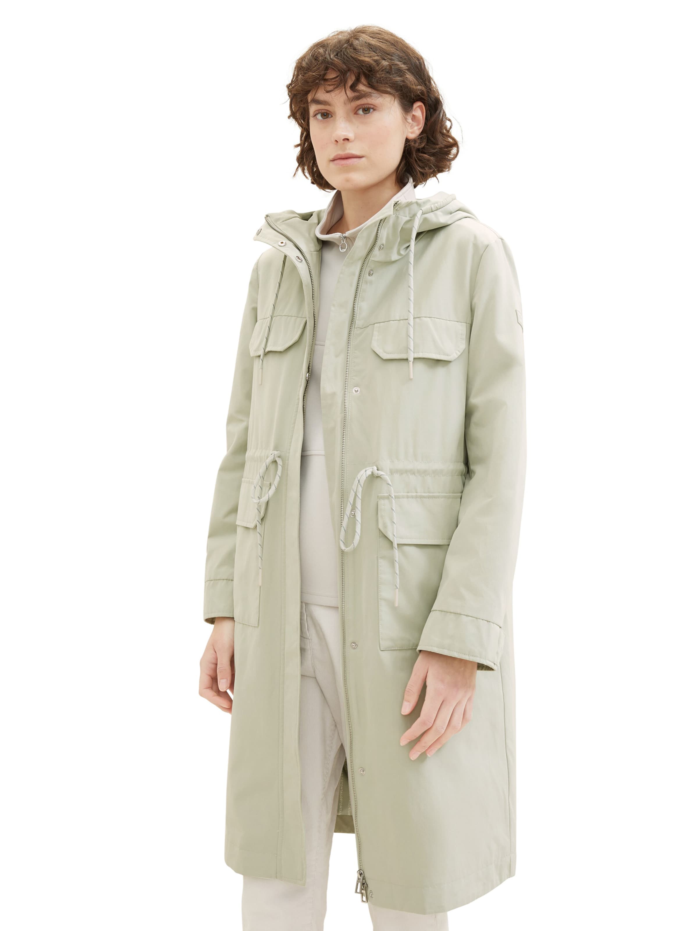 Parka di mezza stagione di TOM TAILOR in verde