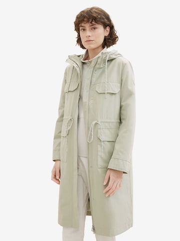 TOM TAILOR Between-Seasons Parka in Green