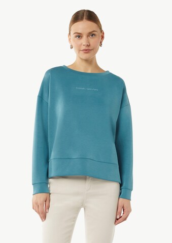 comma casual identity Sweatshirt in Blauw: voorkant