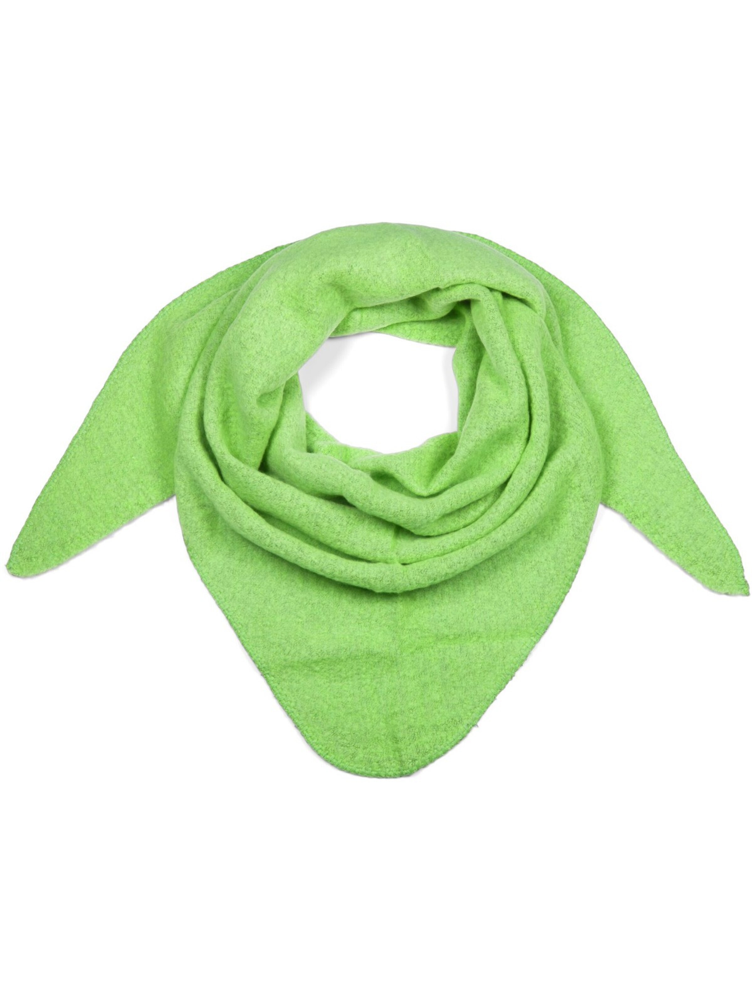 styleBREAKER Tuch 'Strick Dreiecktuch meliert'‌‌‌‌‌ in One Size in apfel, Produktansicht