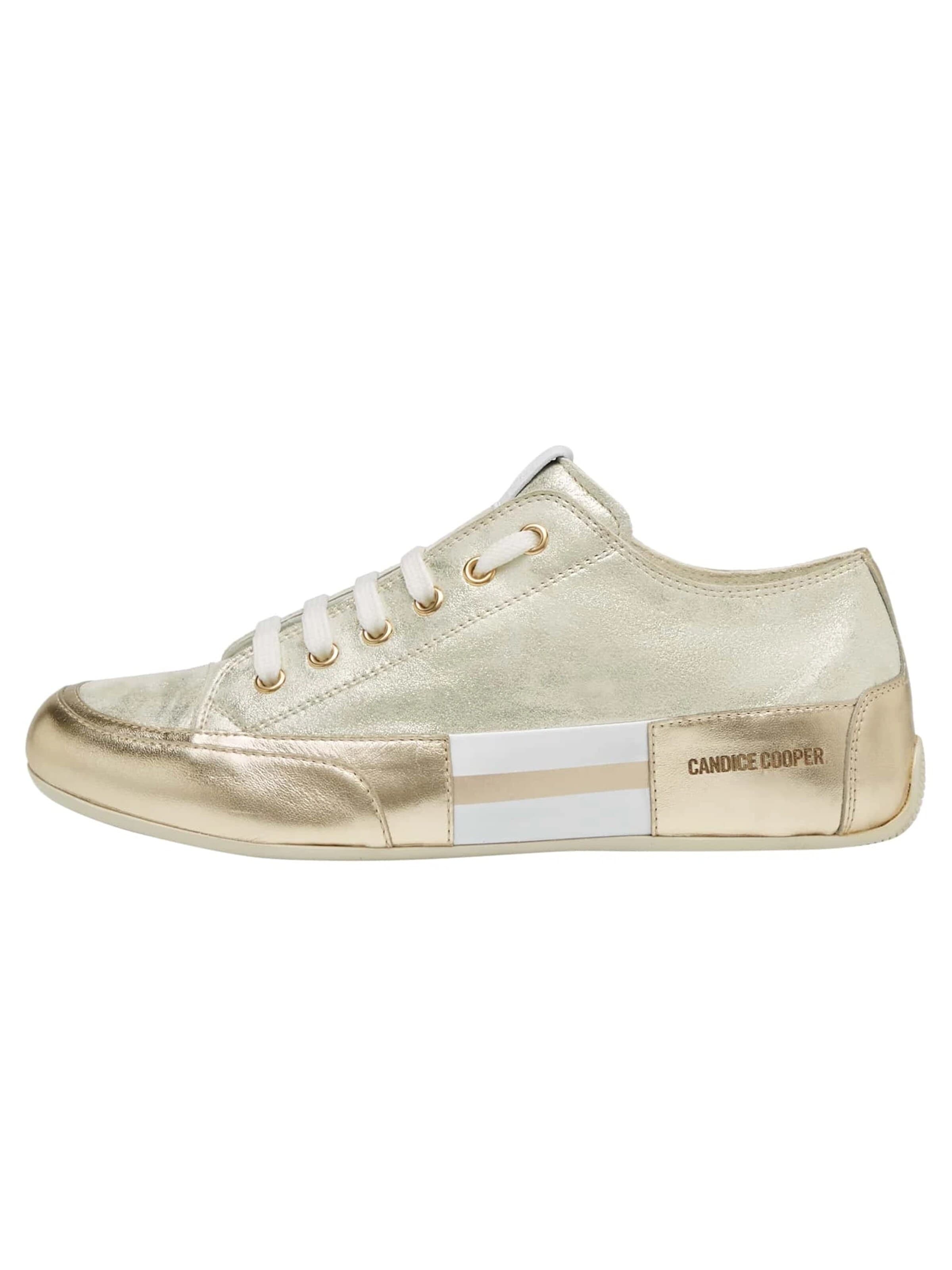 Candice Cooper Lace-up shoe 'ROCK PATCH S' in Gold