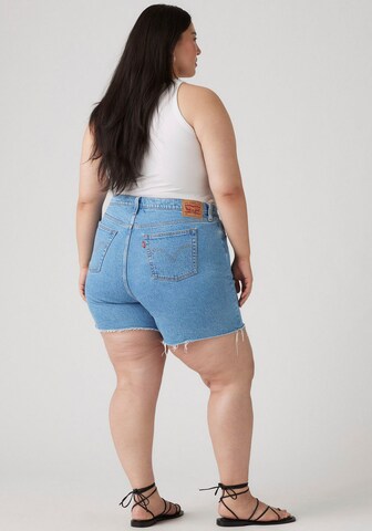 Levi's® Plus Slimfit Shorts in Blau