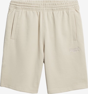 Superdry Kalhoty 'Essential' – béžová: přední strana