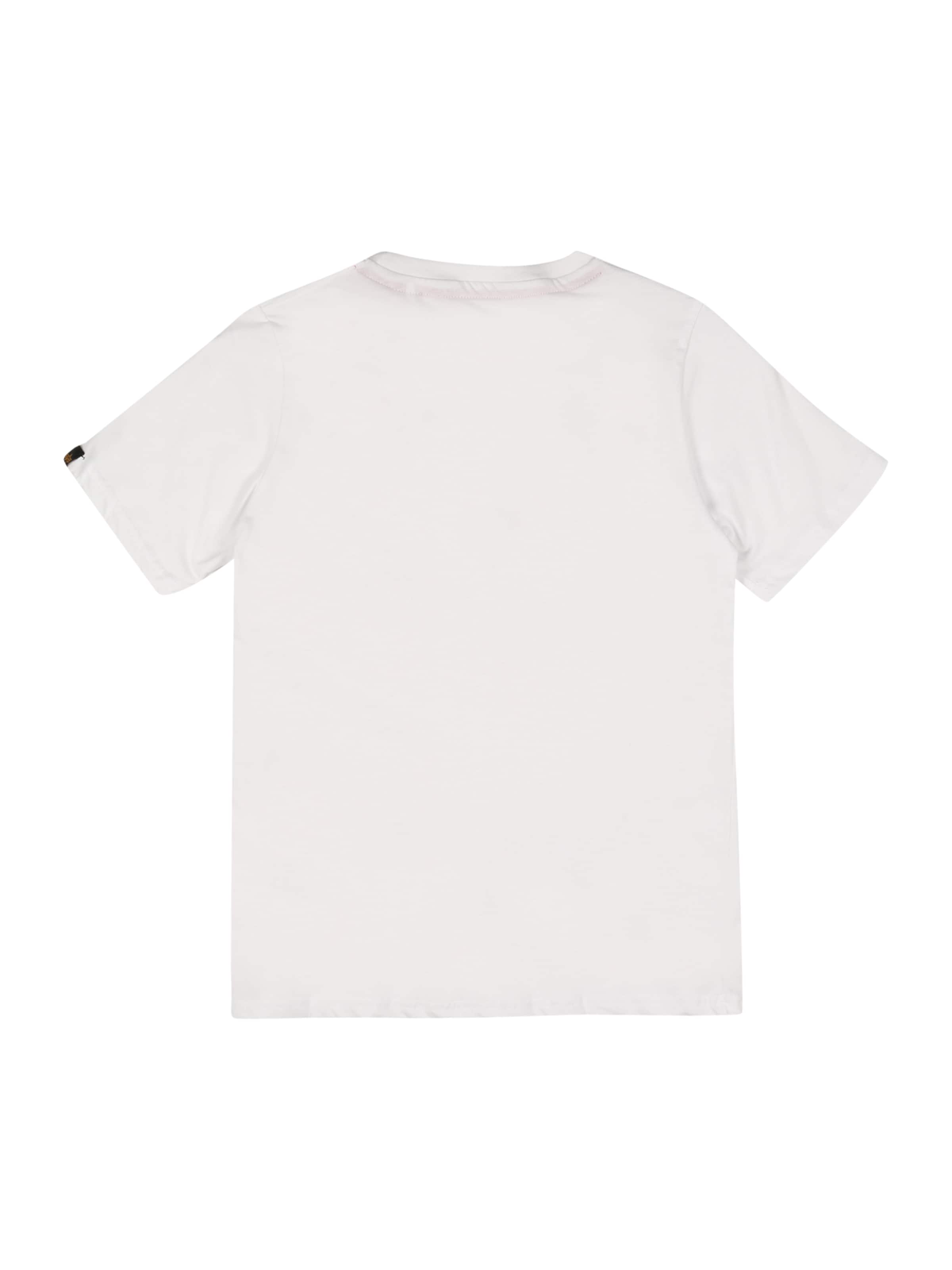 T-Shirt ALPHA INDUSTRIES en blanc