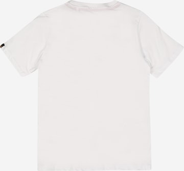 ALPHA INDUSTRIES T-shirt i vit