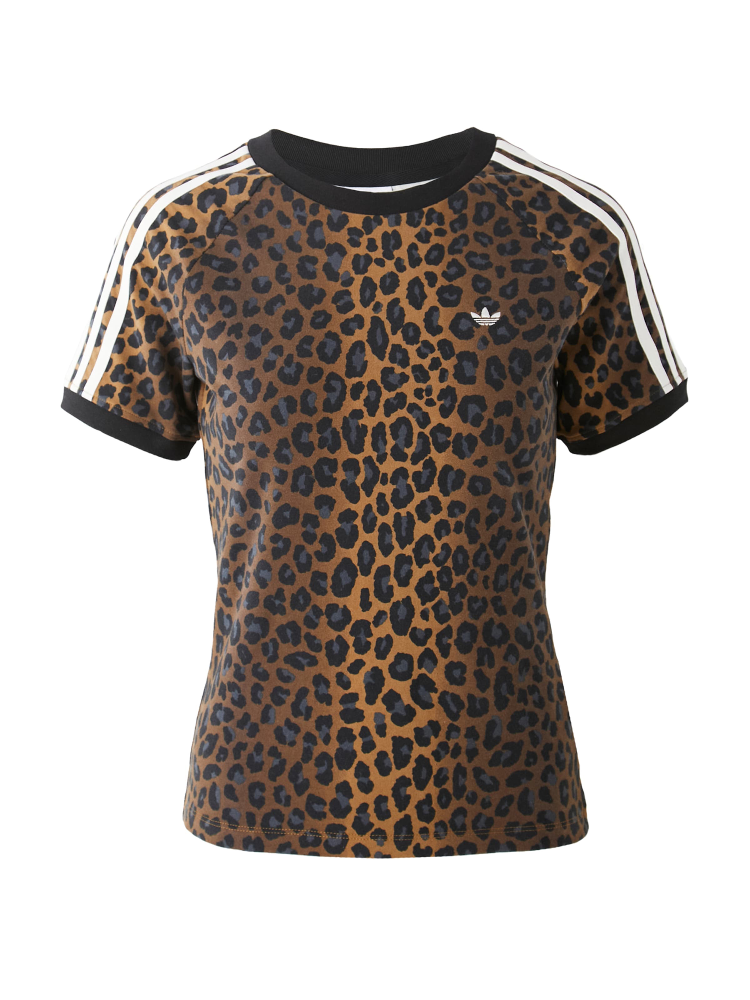 ADIDAS ORIGINALS Shirt 'CALI' in Brown / Grey / Black / White, Item view