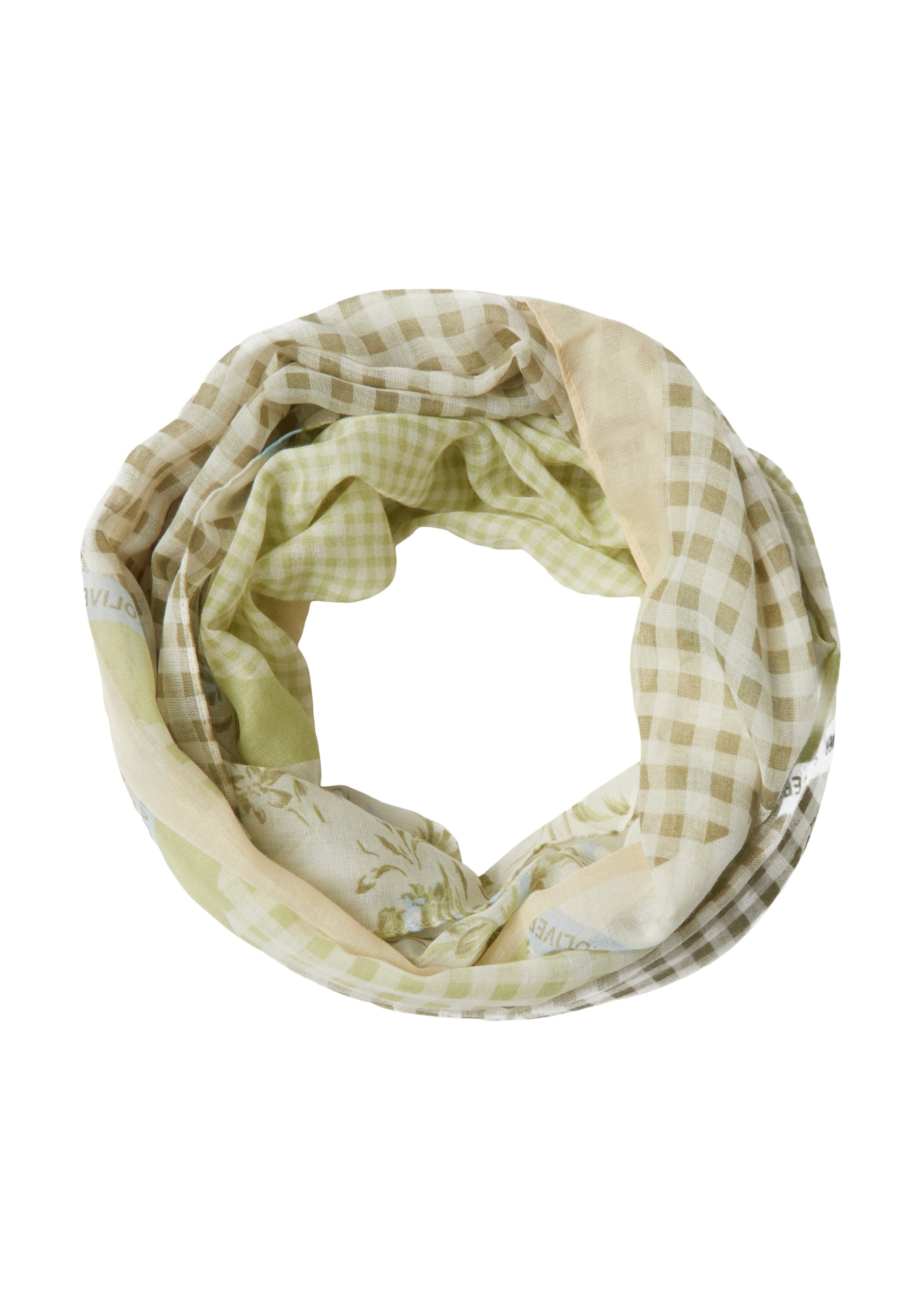 s.Oliver Tunnelsjaal in Groen: voorkant