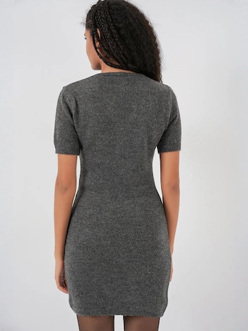 Bigdart Gebreide jurk in Grijs