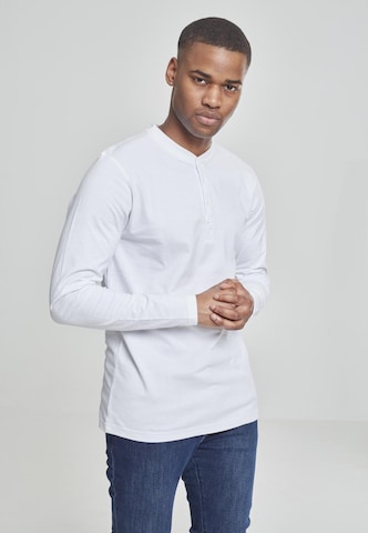 Urban Classics Shirt in Wit: voorkant