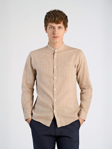 Lindbergh Regular fit Overhemd in Beige