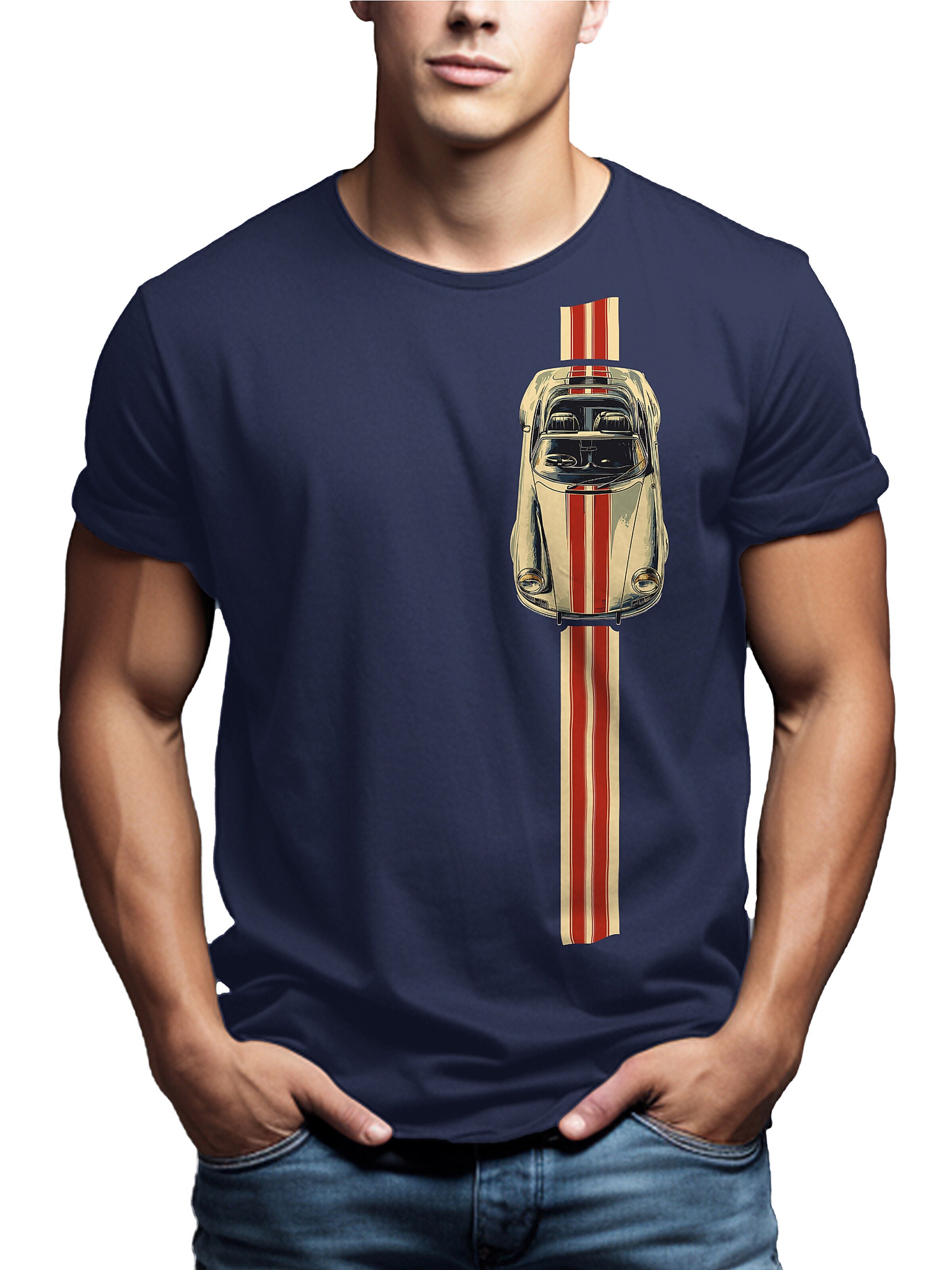 MAKAYA Shirt 'Turbo' in Blue