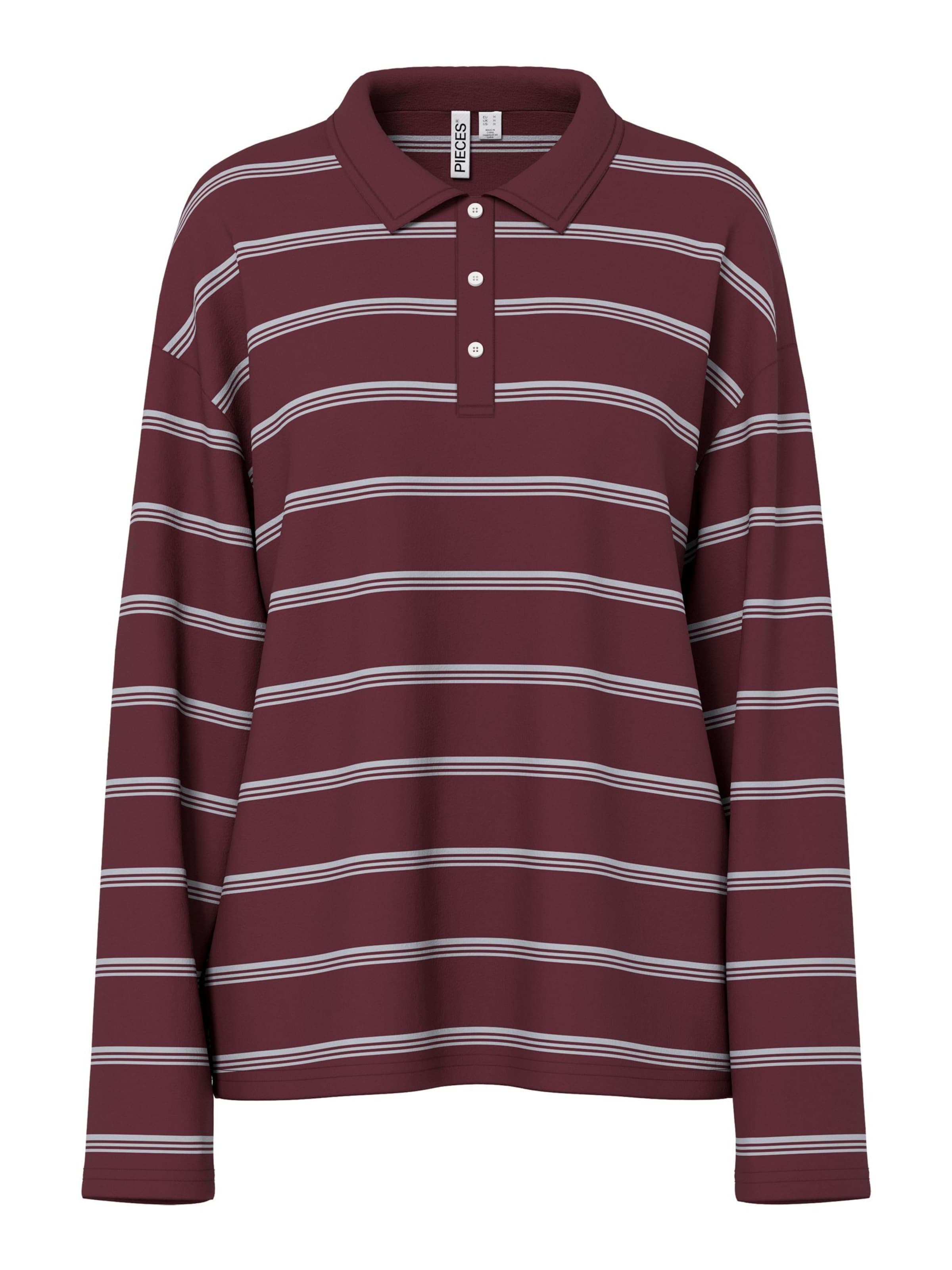 PIECES Shirt 'PCSadie' in Rood: voorkant