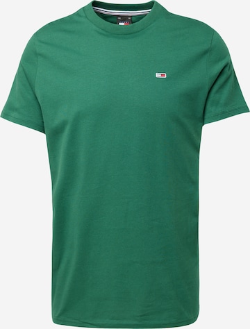 T-Shirt Tommy Jeans en vert : devant