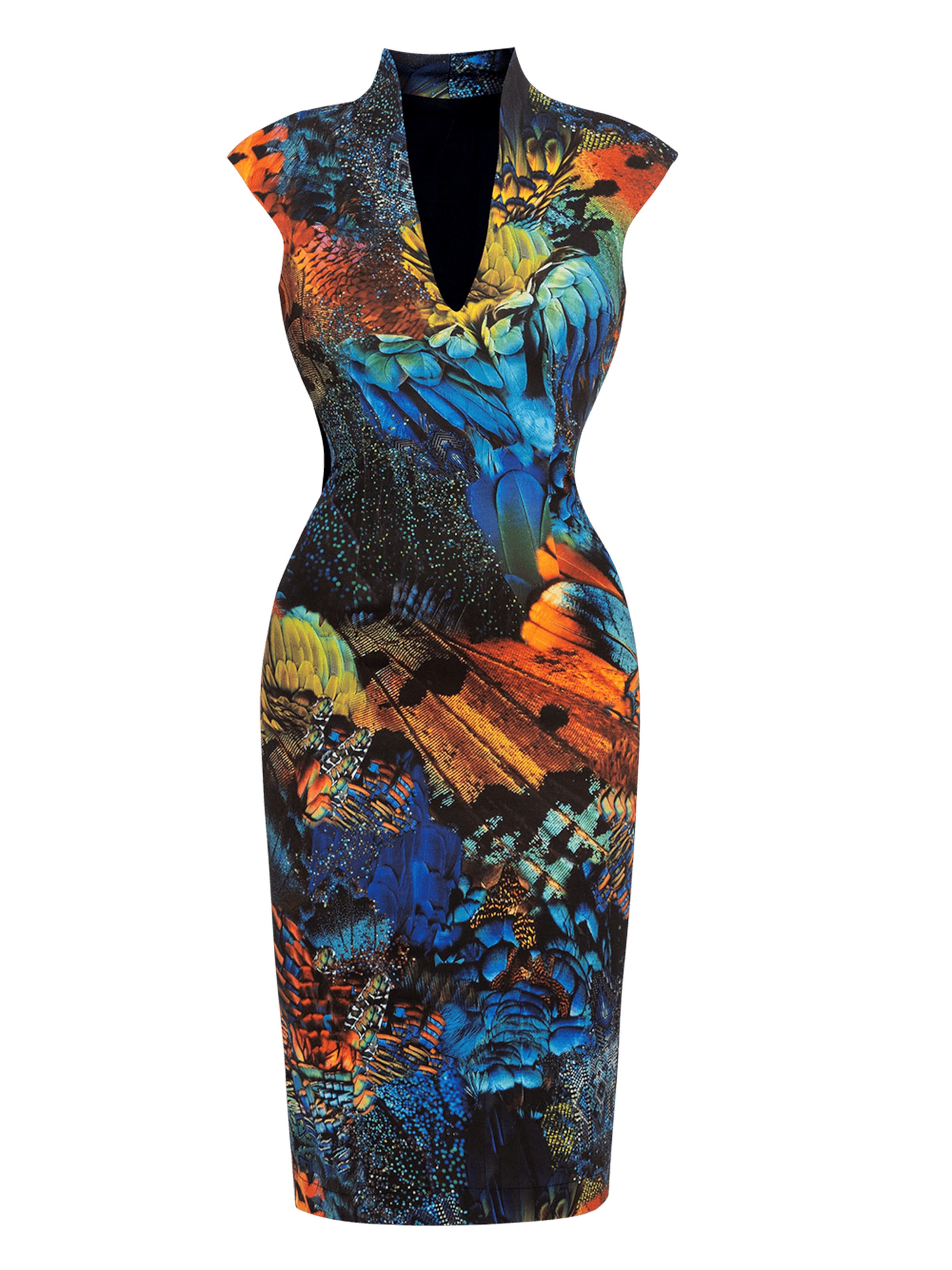 JIORO Dress 'AMAZONIA' in Mixed colours: front