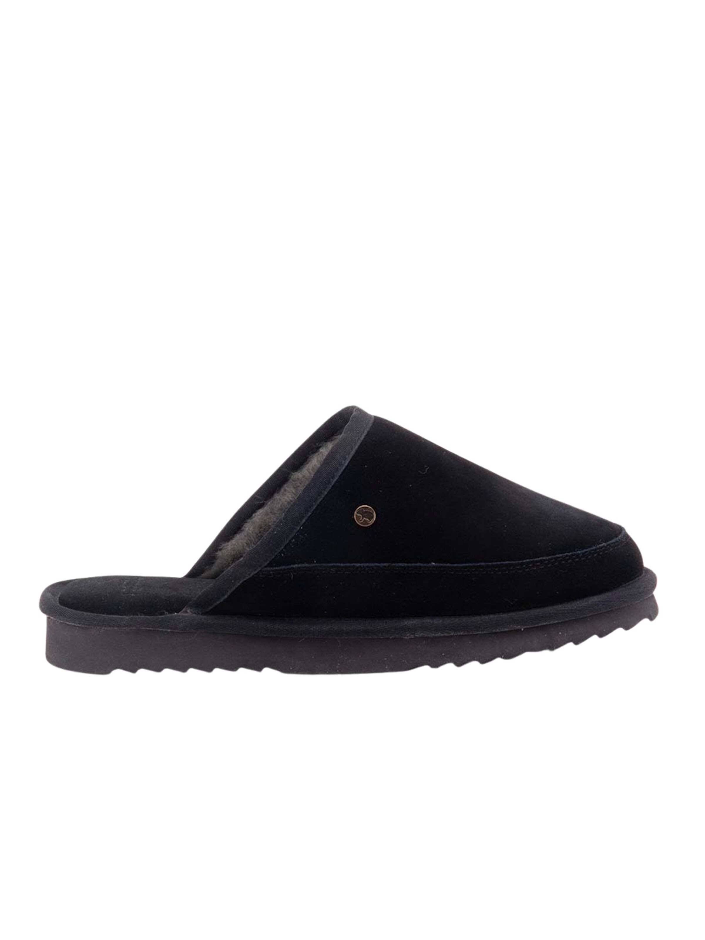 Ciabatta 'Cowra' di Warmbat in nero: frontale