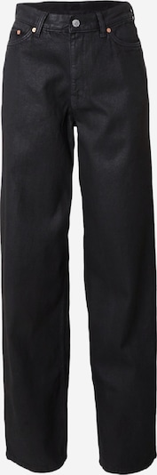 WEEKDAY Farkut 'Rail' värissä musta denim, Tuotenäkymä