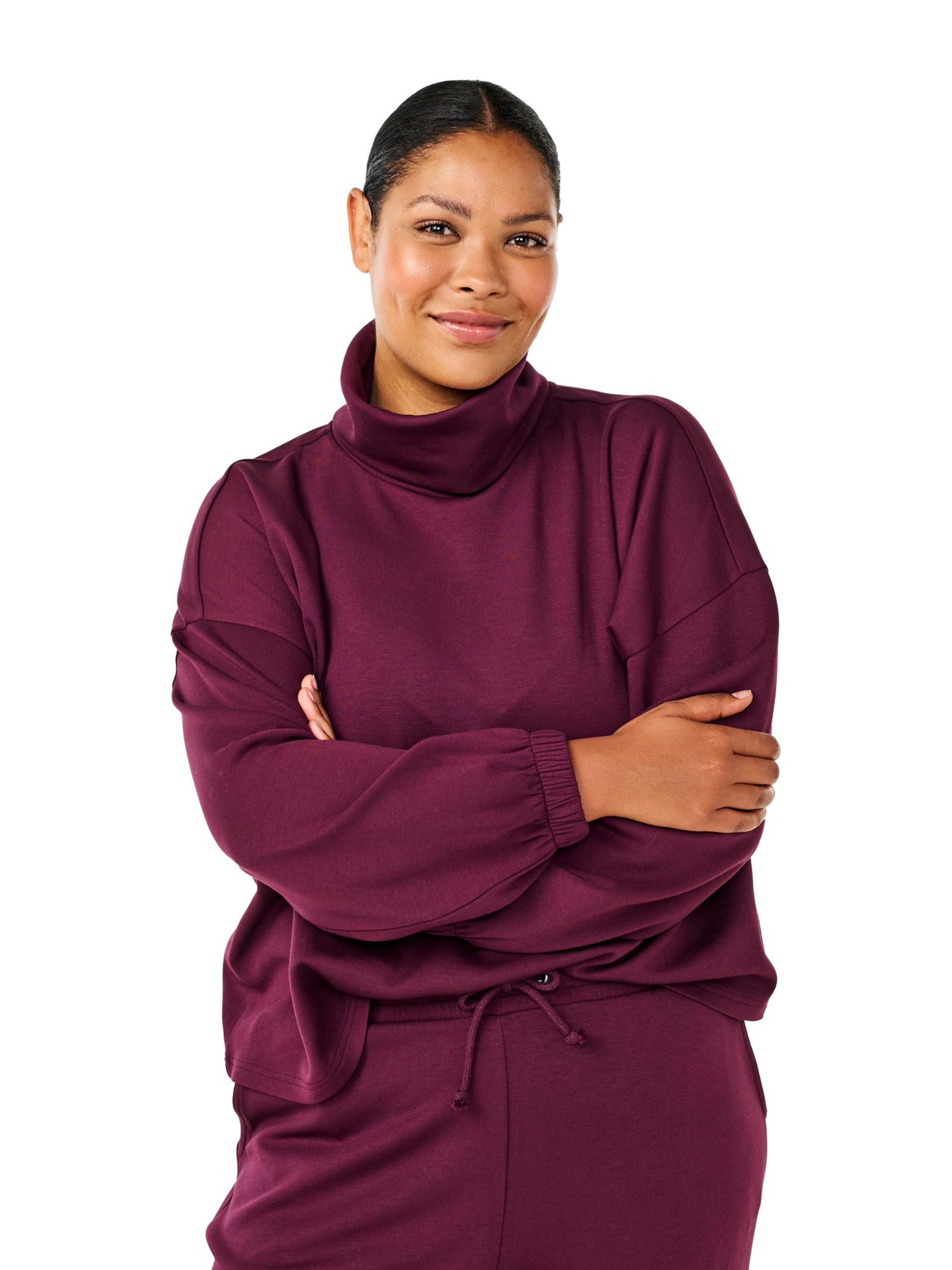 Zizzi Póló 'Malisa' - lila: elől