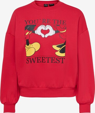 ONLY Sweatshirt 'VALENTINE' in Red: front