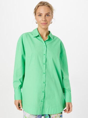 VERO MODA Blouse 'BIANCA' in Groen: voorkant