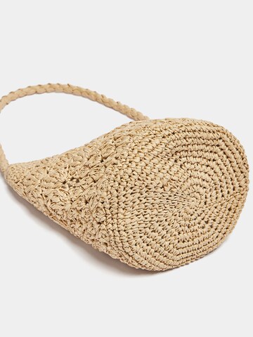 Pull&Bear Strandtas in Beige