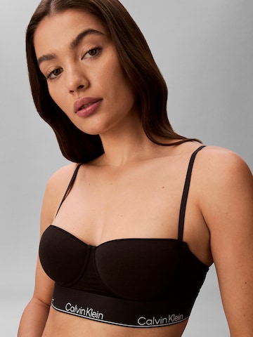 Calvin Klein Underwear Balkonetová Podprsenka – černá