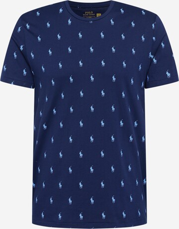 Polo Ralph Lauren Pyjama kort in Blauw: voorkant