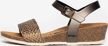 Bayton Sandal 'LEGANES' in Gold: front