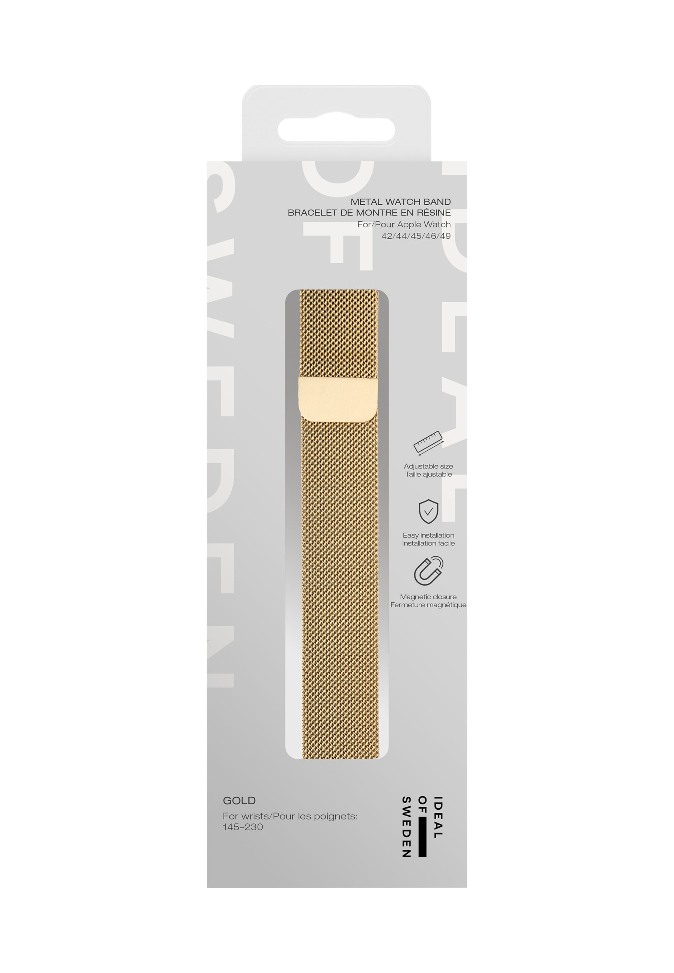iDeal of Sweden Digitaal horloge 'Apple Watch 42/44/45/46/49 MM' in Goud