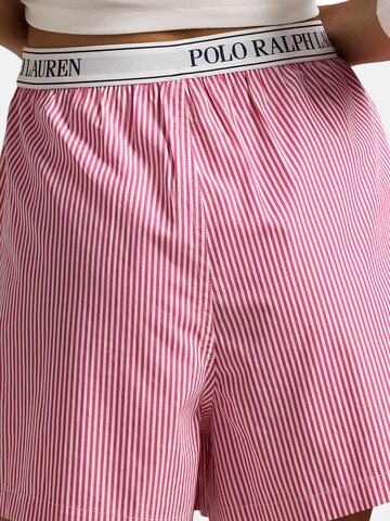 Polo Ralph Lauren Korte pyjama ' Boxer ' in Roze