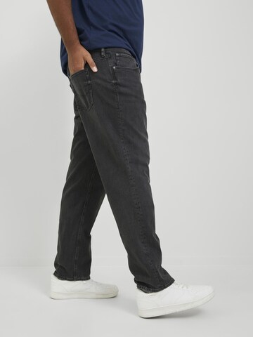 JACK & JONES Loosefit Jeans 'Mike' i sort